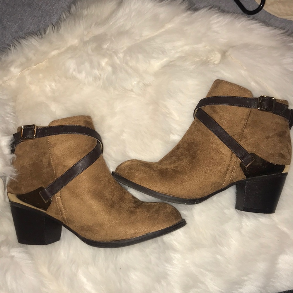 Suede Booties - Picture 2 of 3